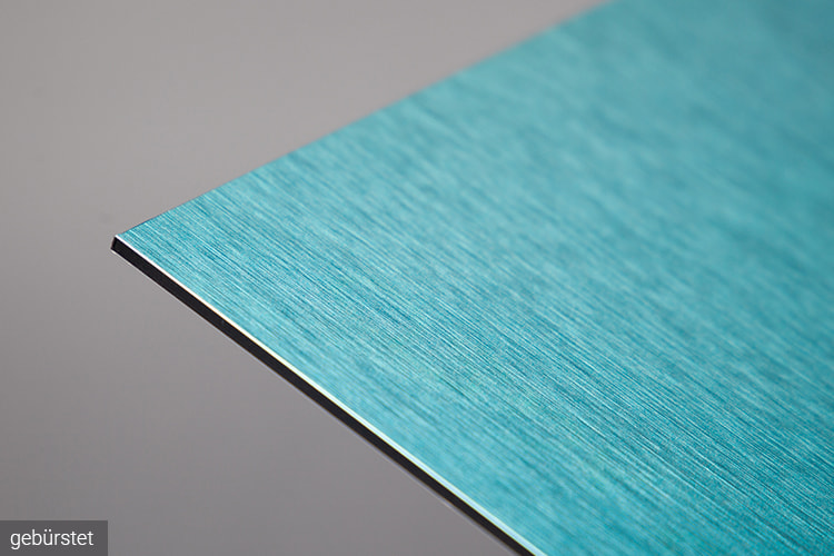 Aludibond gebürstet detail