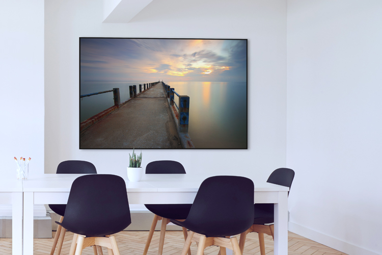 Akustikbild an der Wand